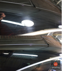 Полировка крыши автомобиля, до и после